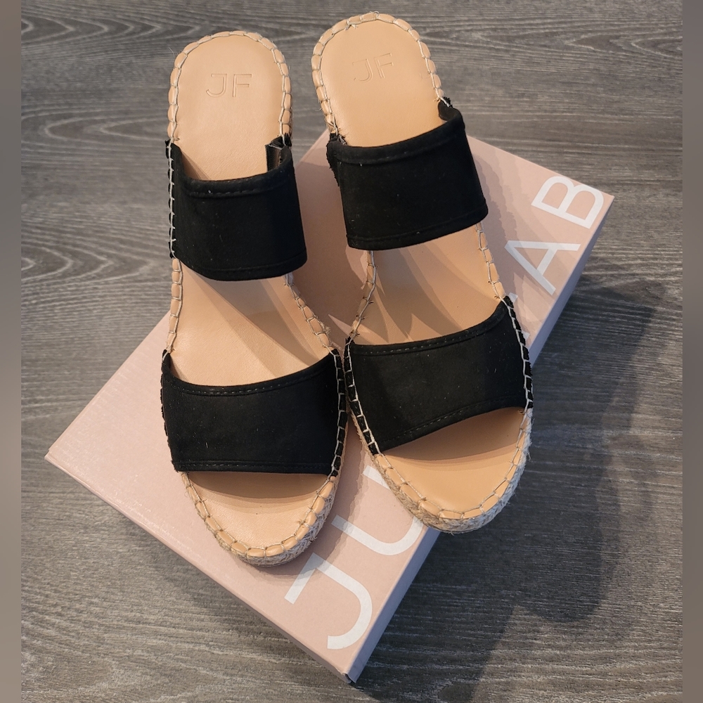 NWOT Just Fab Cute for You Slip-on Wedge Size 10